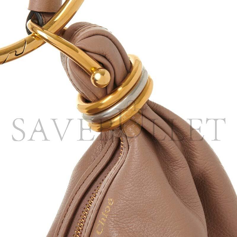 Ch10É small bracelet hobo bag in grained leather chc24as611n72527 (32*14*10cm)
